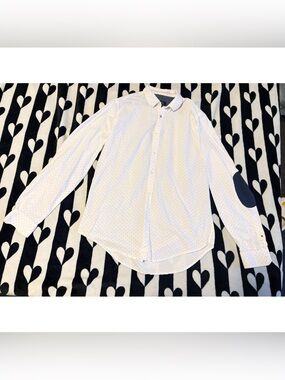 Zara Men White Long‎ Sleeve Button Down